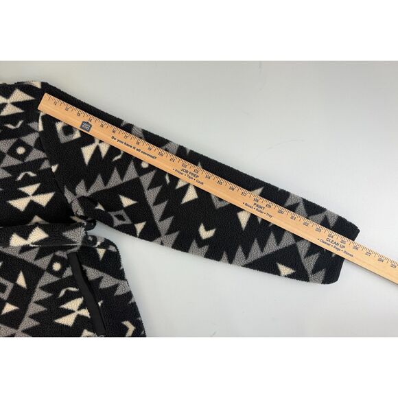 Old Navy Men's Cozy Sherpa Half Zip Mock-Neck Fleece Pullover Aztec Print Size L - Picture 10 of 11